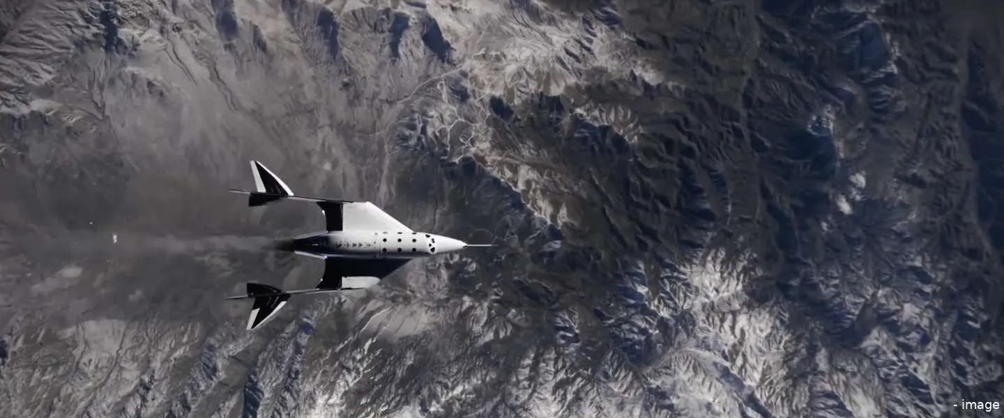 virgin galactic passagier ruimte