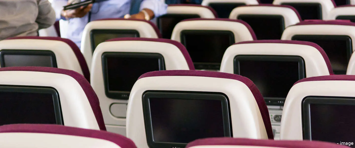 vliegtuig scherm retour