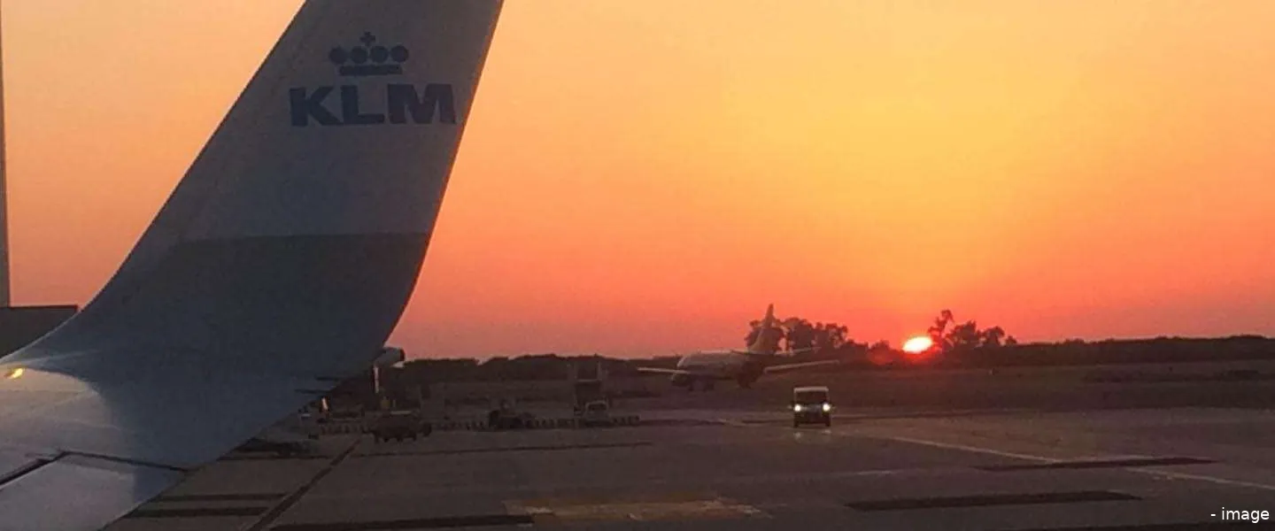 vliegveld rome klm