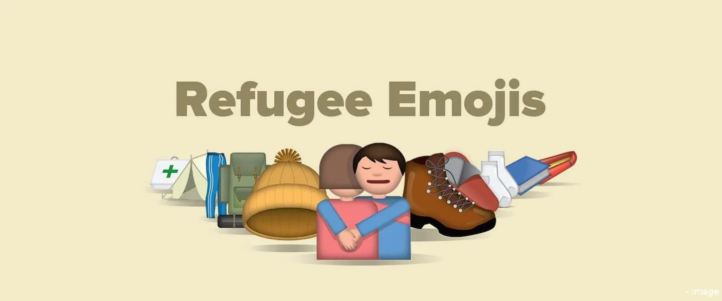 vluchtelingen emojis