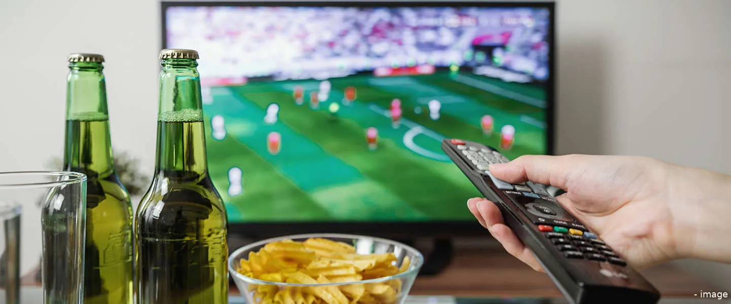 voetbal bier mancave