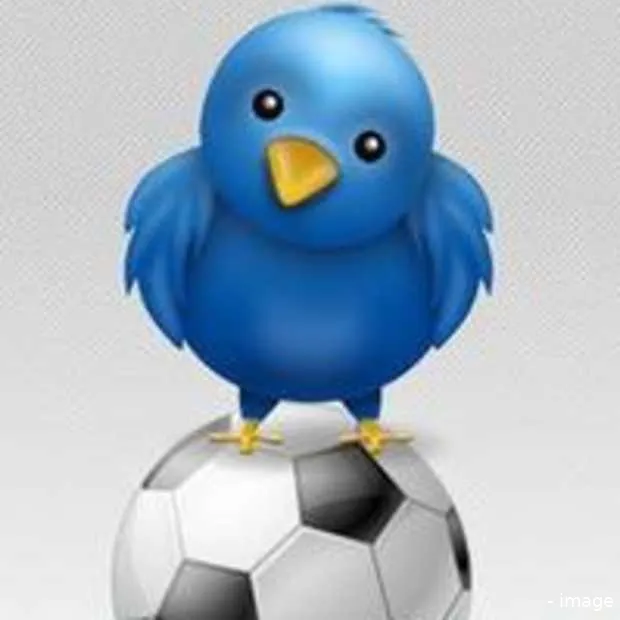 voetballers scoren op twitter
