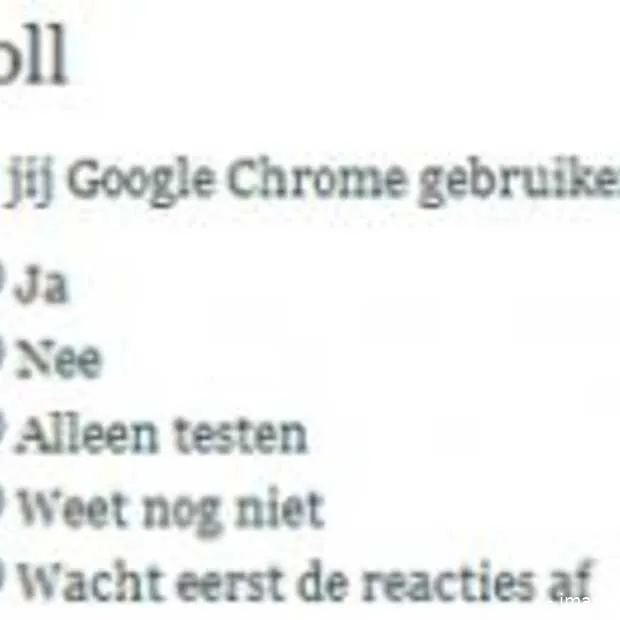 voorkeur gaat uit naar mobiele site dc