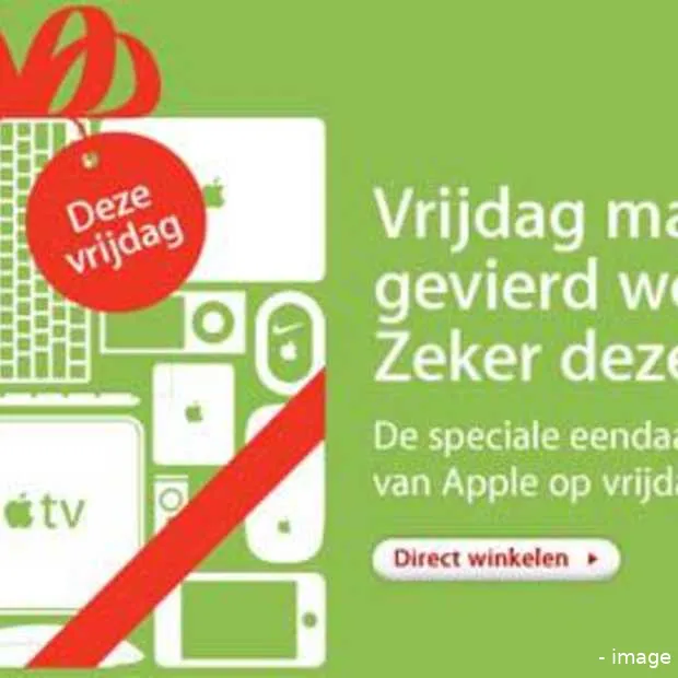 vrijdag alles van apple met korting