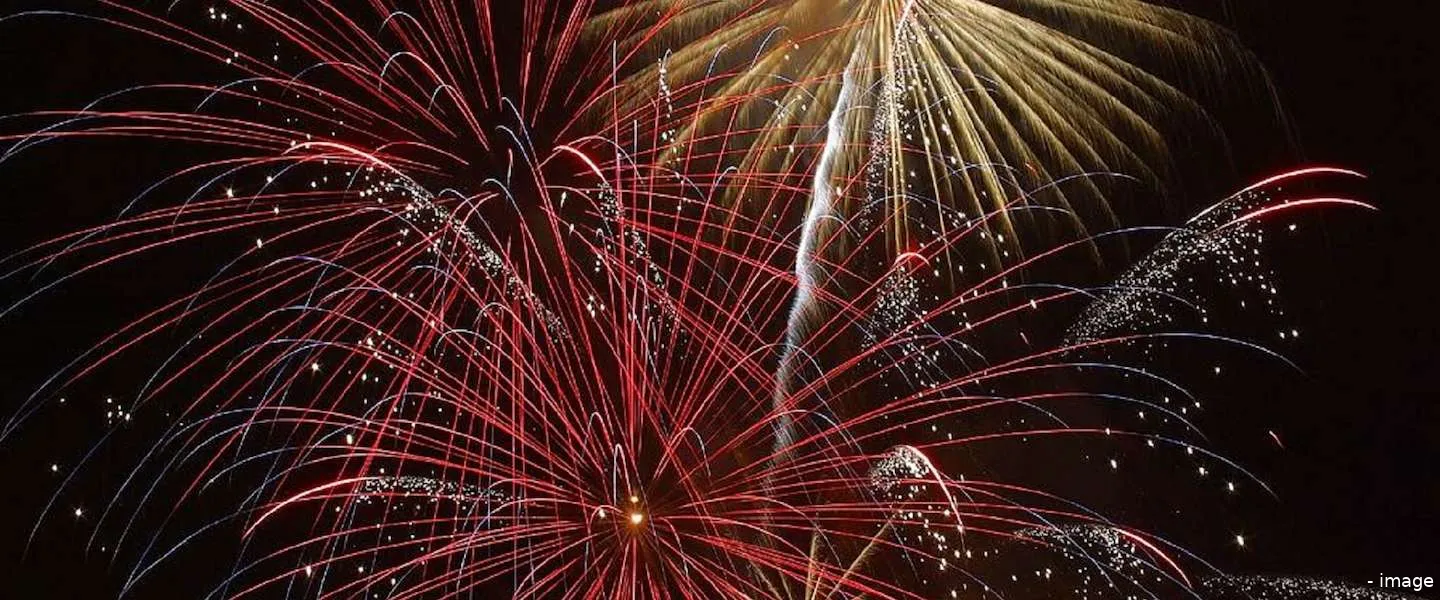 vuurwerkshow jaarwisseling