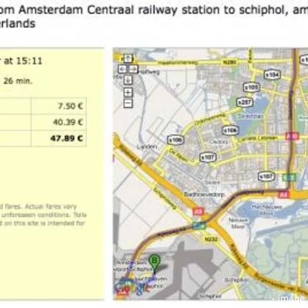 wat kost die taxi me