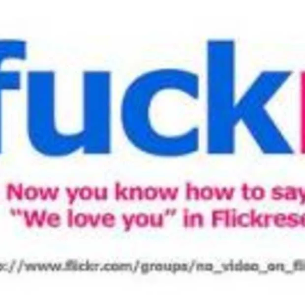 we say no to videos on flickr
