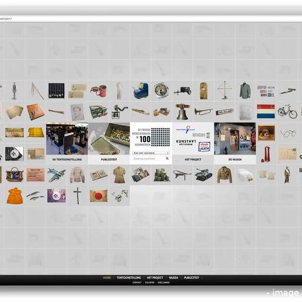 webby award voor de online tentoonstelli