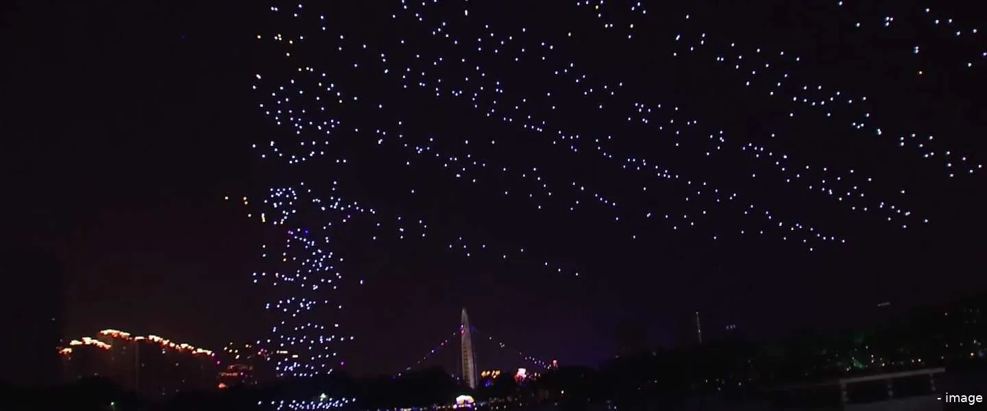 wereldrecord 1000 drones