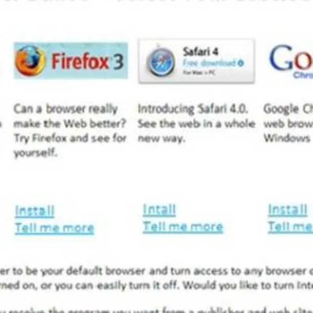 windows 7 krijgt browserkeuze