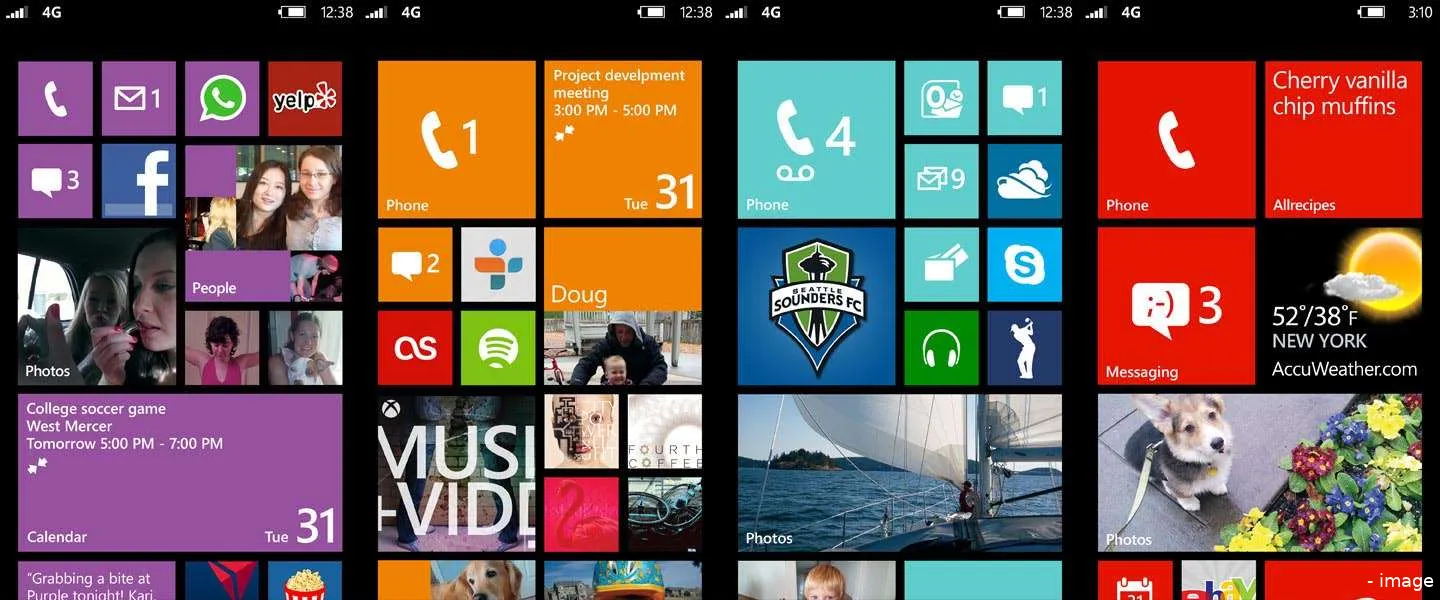windows 8 homescreens