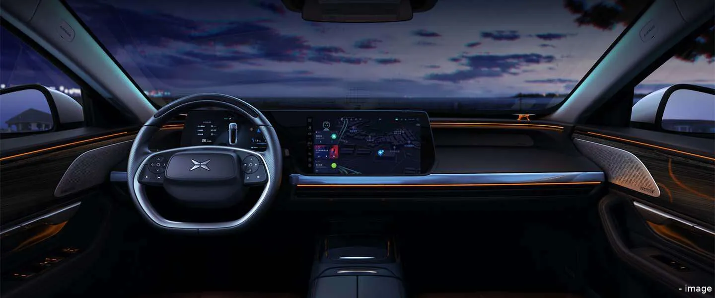 xpeng p7 cockpit