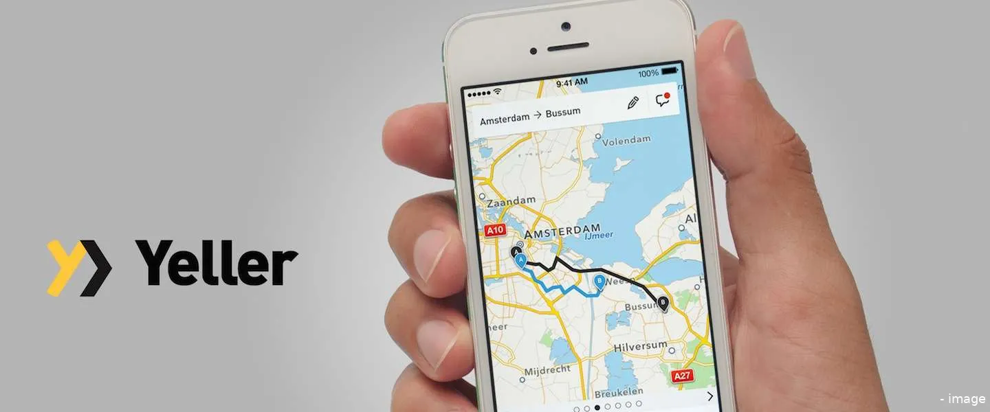 yeller iphone mockup