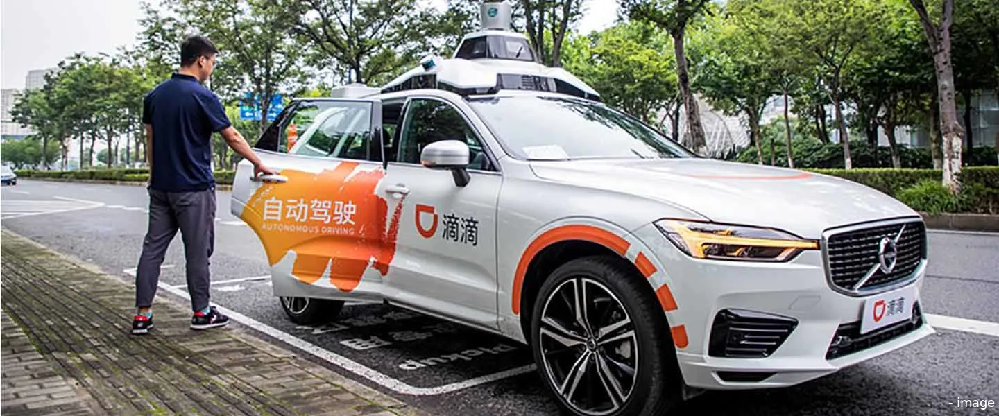zelfrijdende taxi shanghai