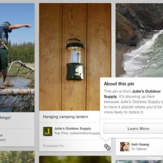 zo ziet een advertentie op pinterest eru