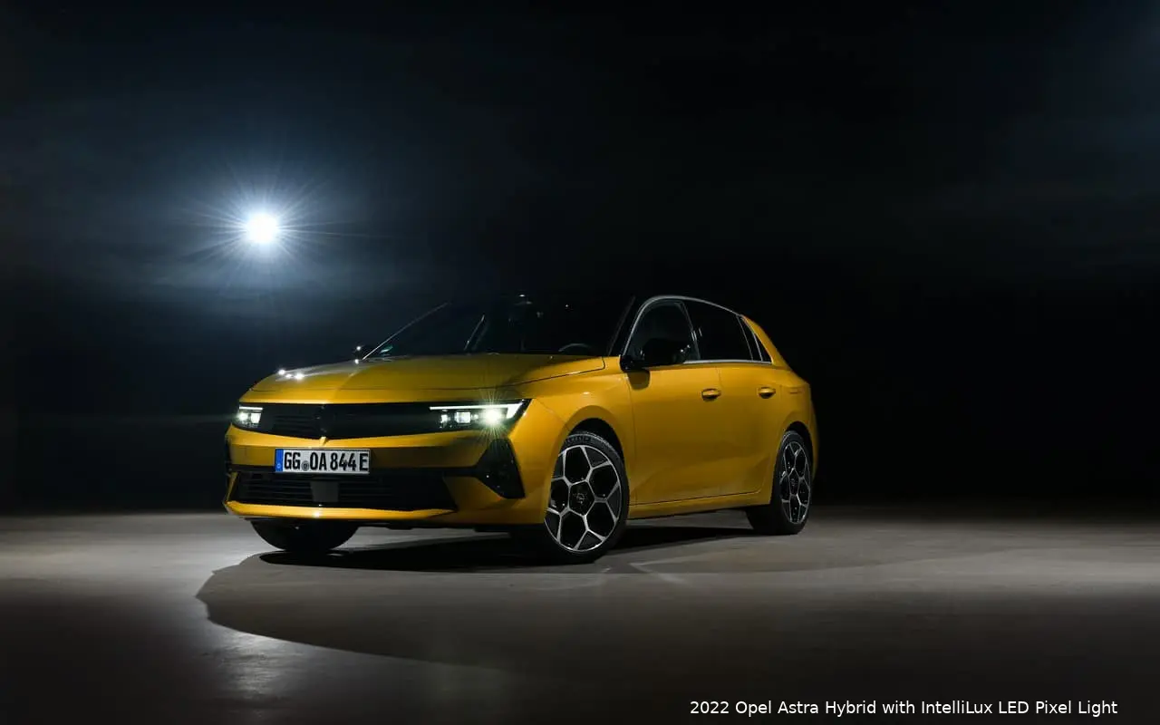 opel astra hybrid intellilux led pixel light 518211