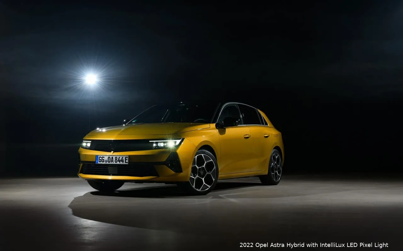 opel astra hybrid intellilux led pixel light 518211