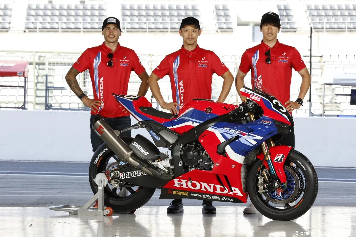 team hrc with japan post 8 ore di suzuka 2023