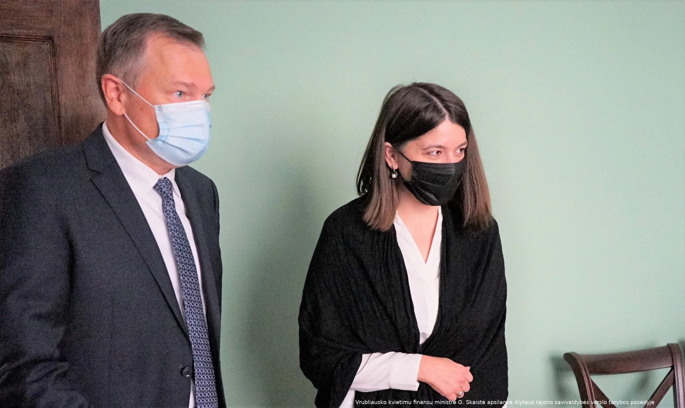 mero algirdo vrubliausko kvietimu alytaus rajono savivaldybeje lankesi finansu ministre gintare skaisted