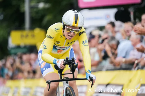 Kool in yellow at Tour de France Femmes