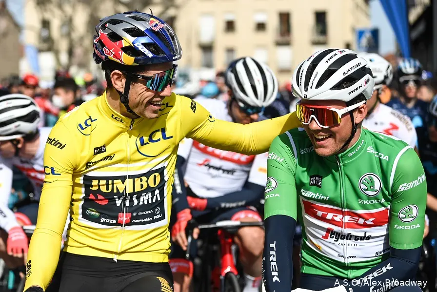Van Aert Pedersen ASO Alex Broadway
