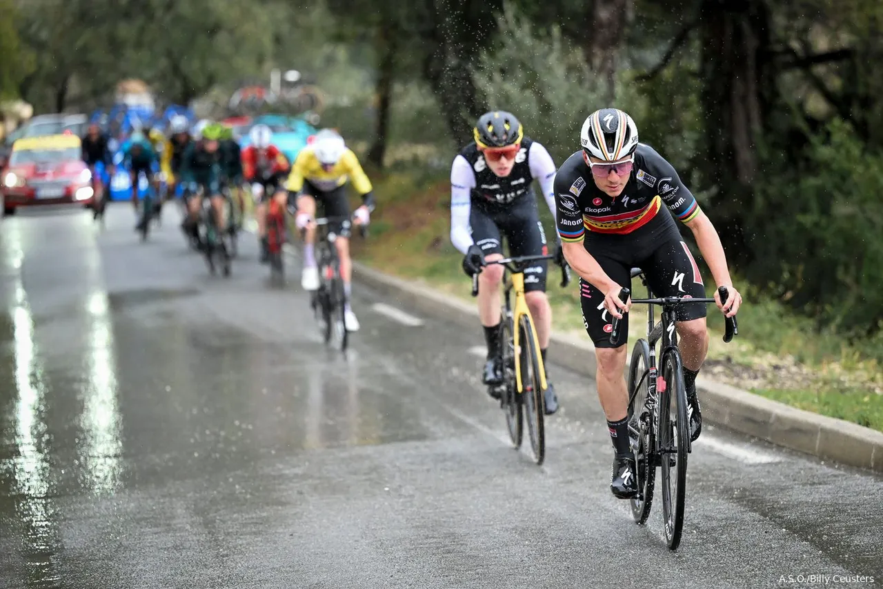 &nbsp; On the final day of Paris-Nice, Evenepoel only found Matteo Jorgenson standing in his way.&nbsp;