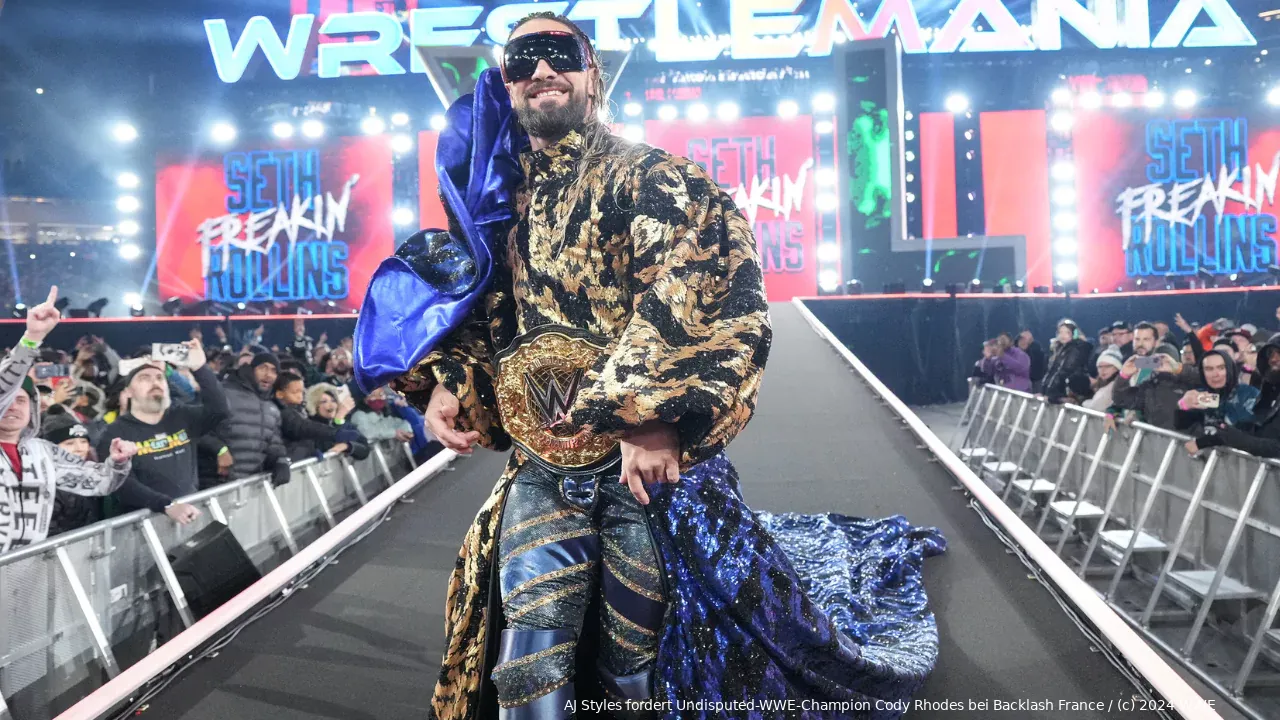 Im Vorjahr kassierte Seth Rollins bei WrestleMania gleich zwei Niederlagen...