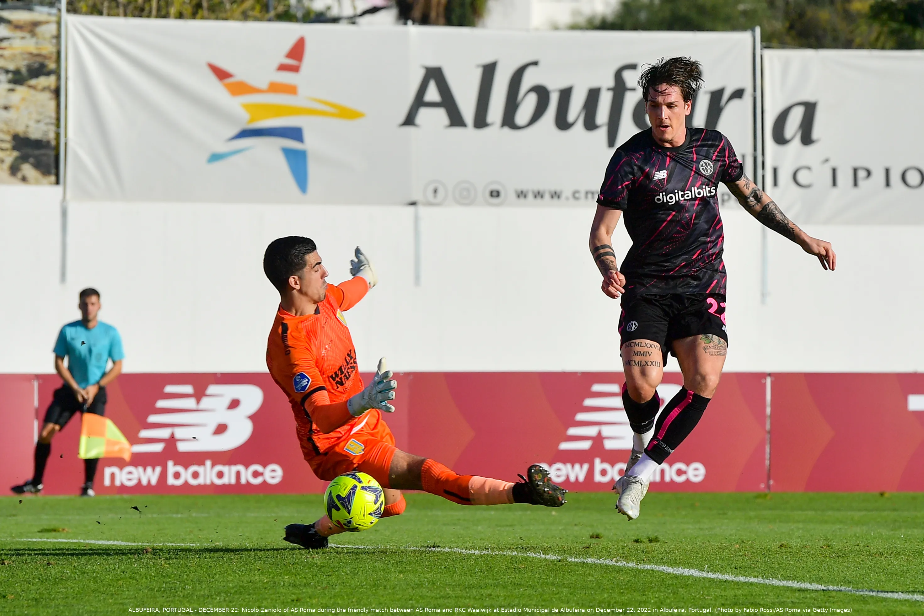 zaniolo gol roma waalwijk