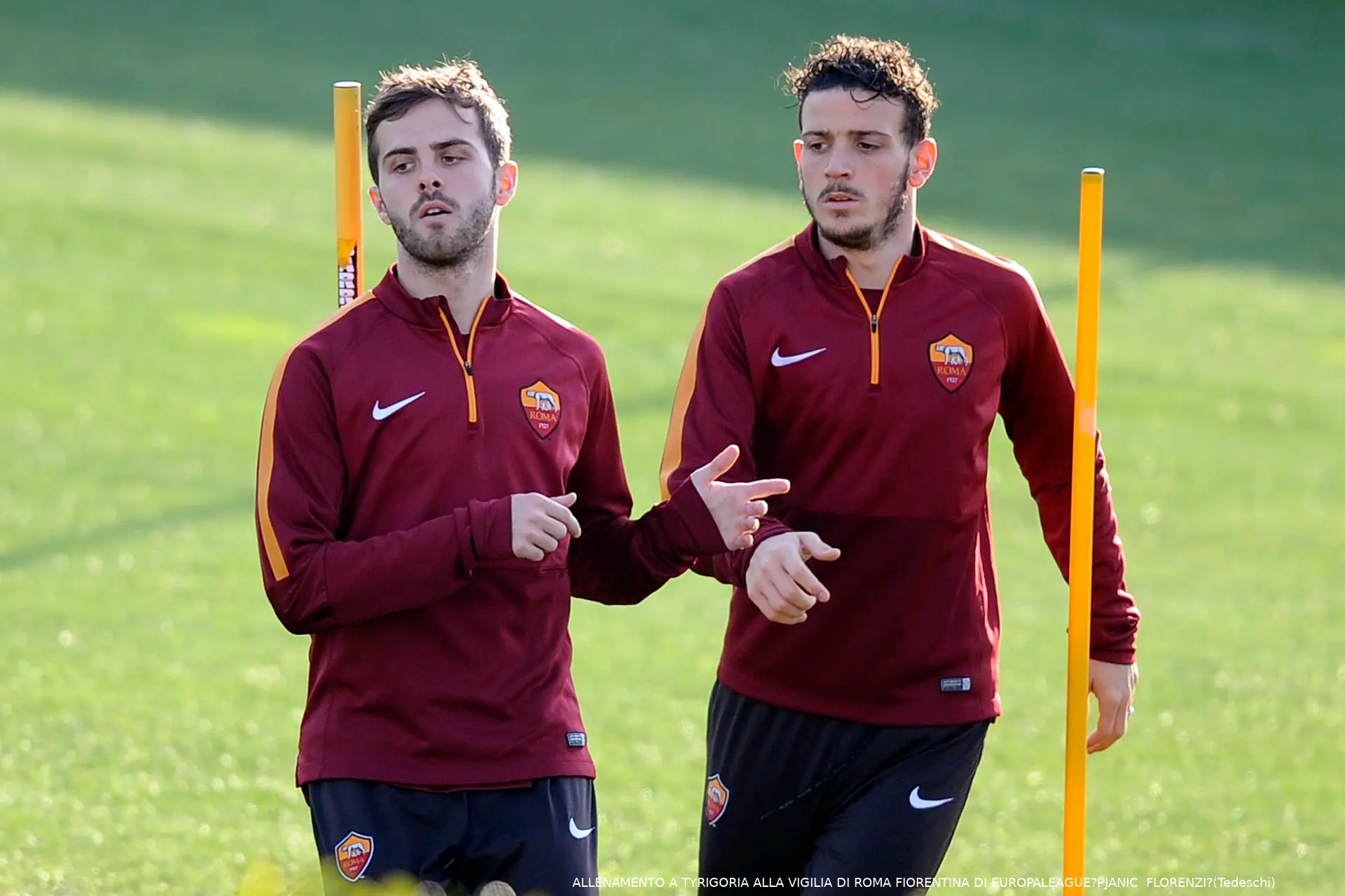 pjanic florenzi vigilia europa league
