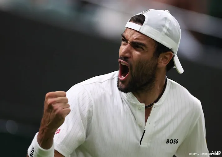 berrettini schakelt zverev uit op wimbledon