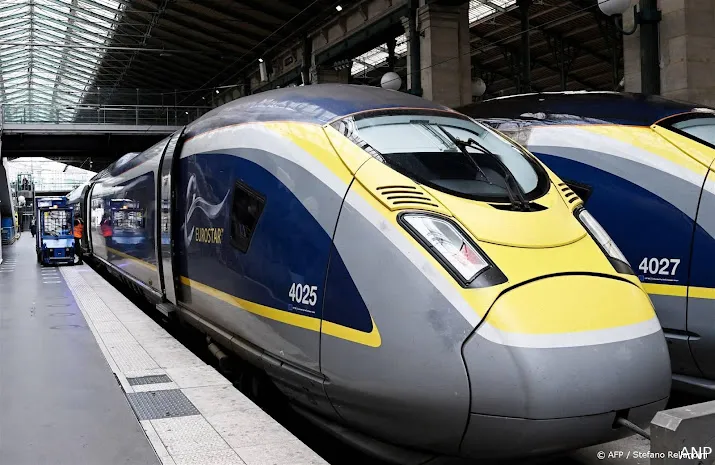 bovenleiding valt op eurostar trein rotterdam geen treinverkeer