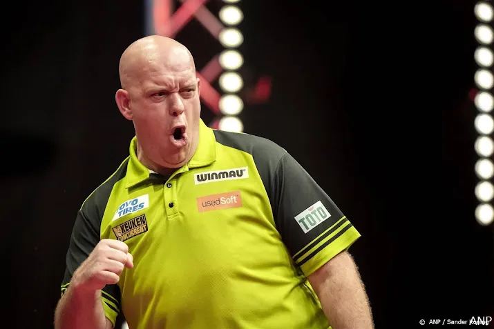 darter van gerwen wint voor zevende keer premier league