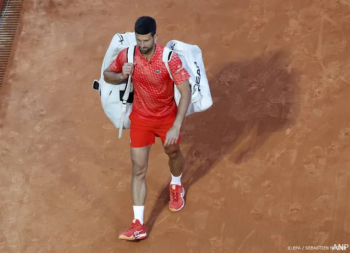 djokovic verliest van musetti na foutenfestival in monte carlo