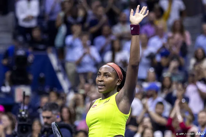 gauff door naar tweede ronde us open