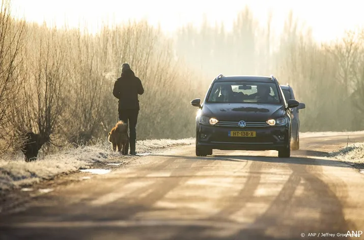 gladde wegen verwacht vanwege lage temperaturen