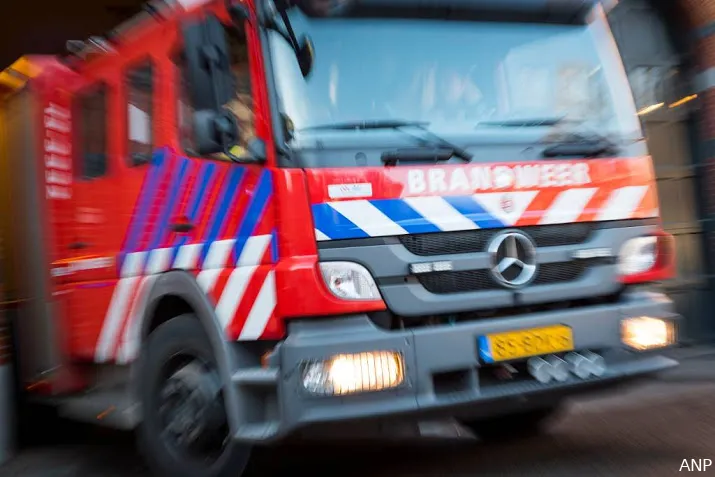 grote brand bij afvalverwerker wateringen