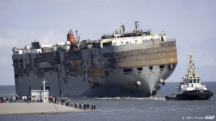 havenmeester over vrachtschip hebben ramp weten te voorkomen