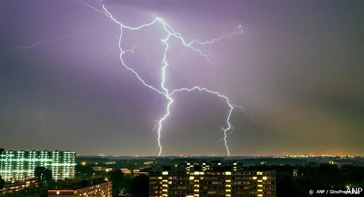 knmi waarschuwt met code oranje voor onweer hagel en windstoten