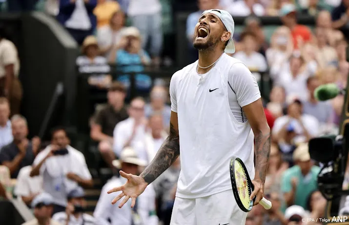 kyrgios voor het eerst in zeven jaar naar kwartfinales grand slam