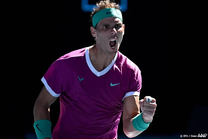 nadal bereikt halve finales australian open ondanks inzinking