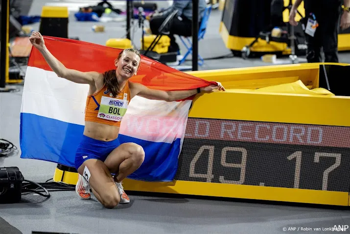 opblaasbadje met ijsklontjes hielp bol aan goud en wereldrecord