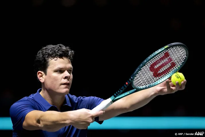 raonic bereikt in rotterdam voor het eerst sinds 2020 kwartfinales