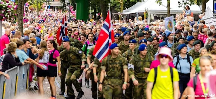 routes nijmeegse vierdaagse vrijdag ingekort om hitte