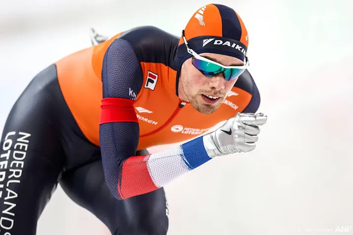 schaatser roest moet op ek zege op 5000 meter aan eitrem laten