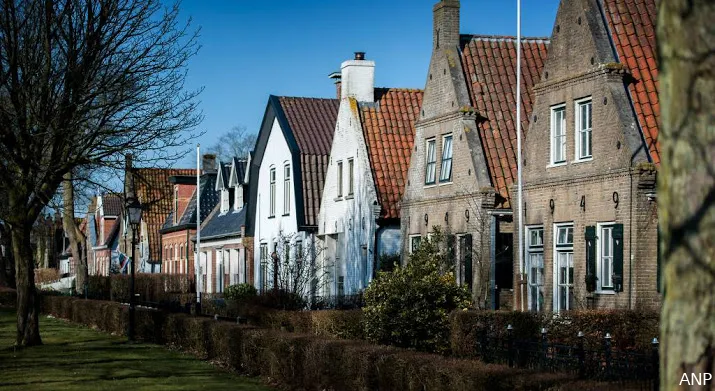 schiermonnikoog nog steeds deels plat