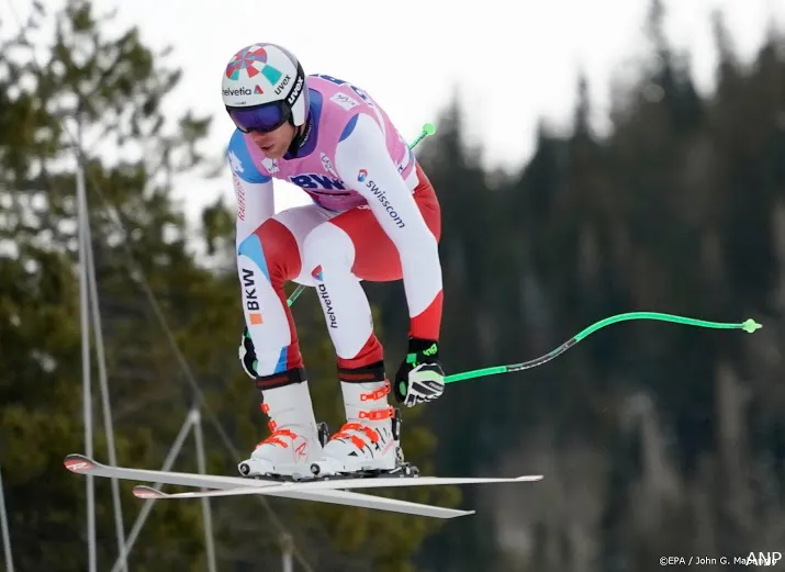 skier gisin bewusteloos na valpartij