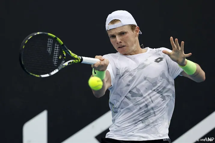 tennisser de jong speelt eerste wedstrijd in margaret court arena