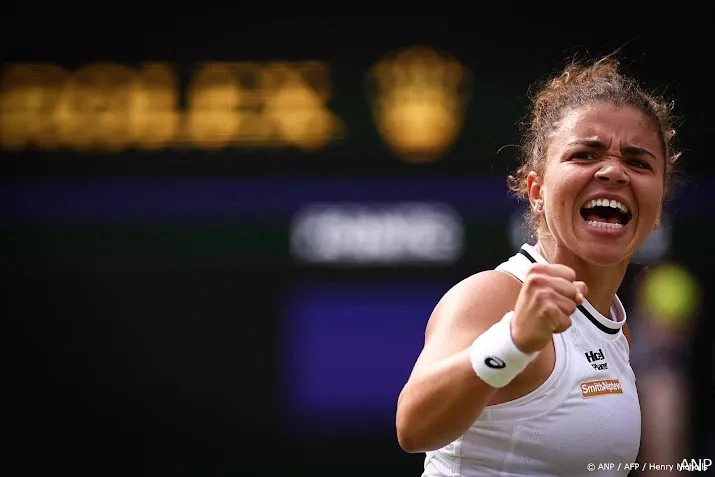 tennisster paolini na winst op vekic naar finale wimbledon