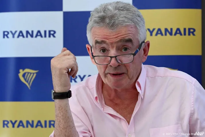 topman ryanair moet mogelijk vluchten schrappen deze zomer