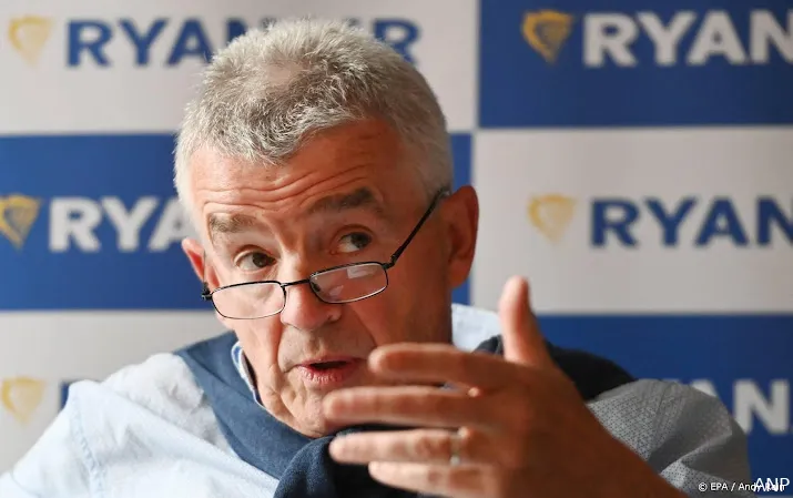 topman ryanair verwacht sterke zomer ondanks hoge olieprijzen